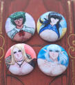 Plush button badges