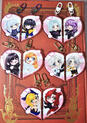 FFXIV Magnetic Heart keychains